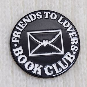 Friends to Lovers Book Club Bookish Enamel Pin